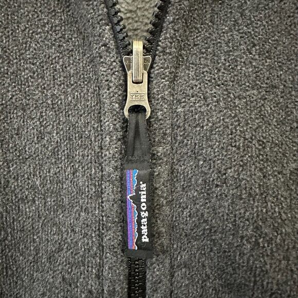 Vintage PATAGONIA SYNCHILLA Polar Basin Jacket Gray Full Zip Fleece - Picture 5 of 14